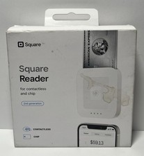 Square Card Reader for Contactless and Chip 2nd Generation White NEW SEALED