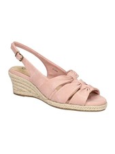 BELLA VITA Womens Pink Slingback Lightweight Cheerful Wedge Espadrille Shoes 5 M
