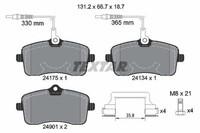 Bremsbelagsatz Scheibenbremse Vorne Textar 2417501 FÜR Peugeot
