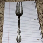 Country Manor by Towle Sterling Silver Cold Meat Serving Fork 9 1/8"