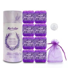 Shower Steamers Aromatherapy for Women or Men - 8-Pack 2.6X2.6X6.5IN, Purple