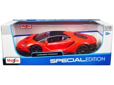 1/18 Lamborghini Centenario Orange with Matt Black Top "Special Edition"