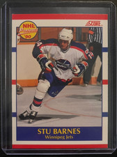 1990 SCORE STU BARNES #391 ROOKIE CARD. rookie card picture