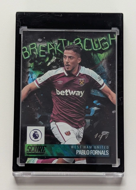 2021-22 Panini Score Premier League Breakthrough Pablo Fornals 1/1