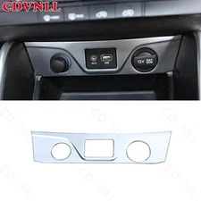 For Hyundai Tucson 2016-2018 Silver Steel Central Cigarette Lighter Storage Box
