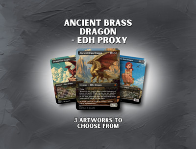 Ancient Brass Dragon - Custom Magic: The Gathering Card