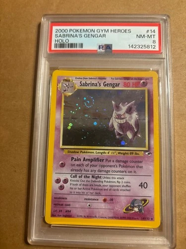 Sabrina's Gengar 14/132 Gym Heroes Holo