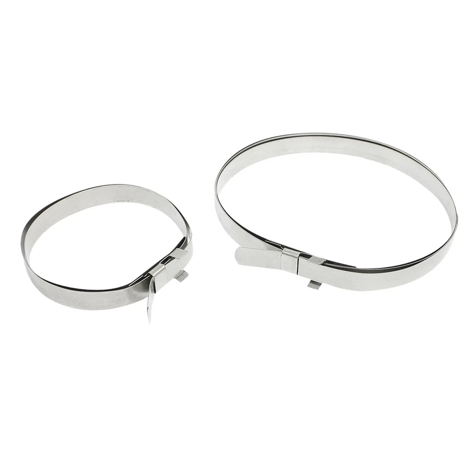 10 conjuntos de braçadeiras de bota de junta CV eixo de transmissão de carro kit para bota de junta CV de borracha - Imagem 4 de 4