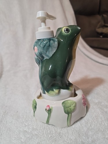 Vintage Frog Soap Dispenser By Allure 1999. Croaks And Ribbets When Dispensing! - Picture 2 of 8