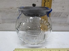 VTG Clear Glass Peanut Jar The Nut House Unit...