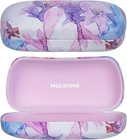  Hard Shell Sunglasses Case, Classic Large Glasses Case for Sunglass, Purple
