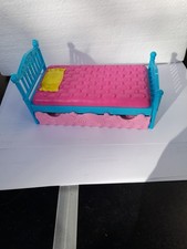 Dolls Play Set Two Sliding Bed for Dolls Barbie Dolls Liitle Dolls