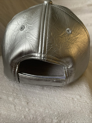 DKNY Silver Metallic Fashion Designer Hat | eBay display picture 3