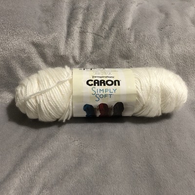Caron Simply Soft-White-9701 100% acrylic 315 yds 6oz