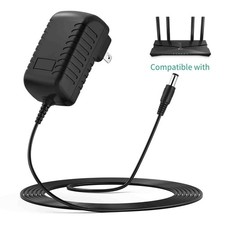 12V Charger for TP-Link Deco X25 AX1800 Whole Home Mesh Wi-Fi 6 System