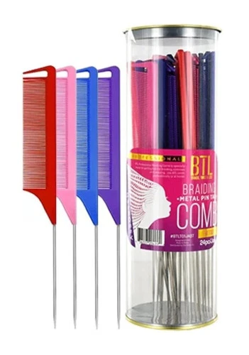 BTL BRAIDING METAL PIN TAIL COMB