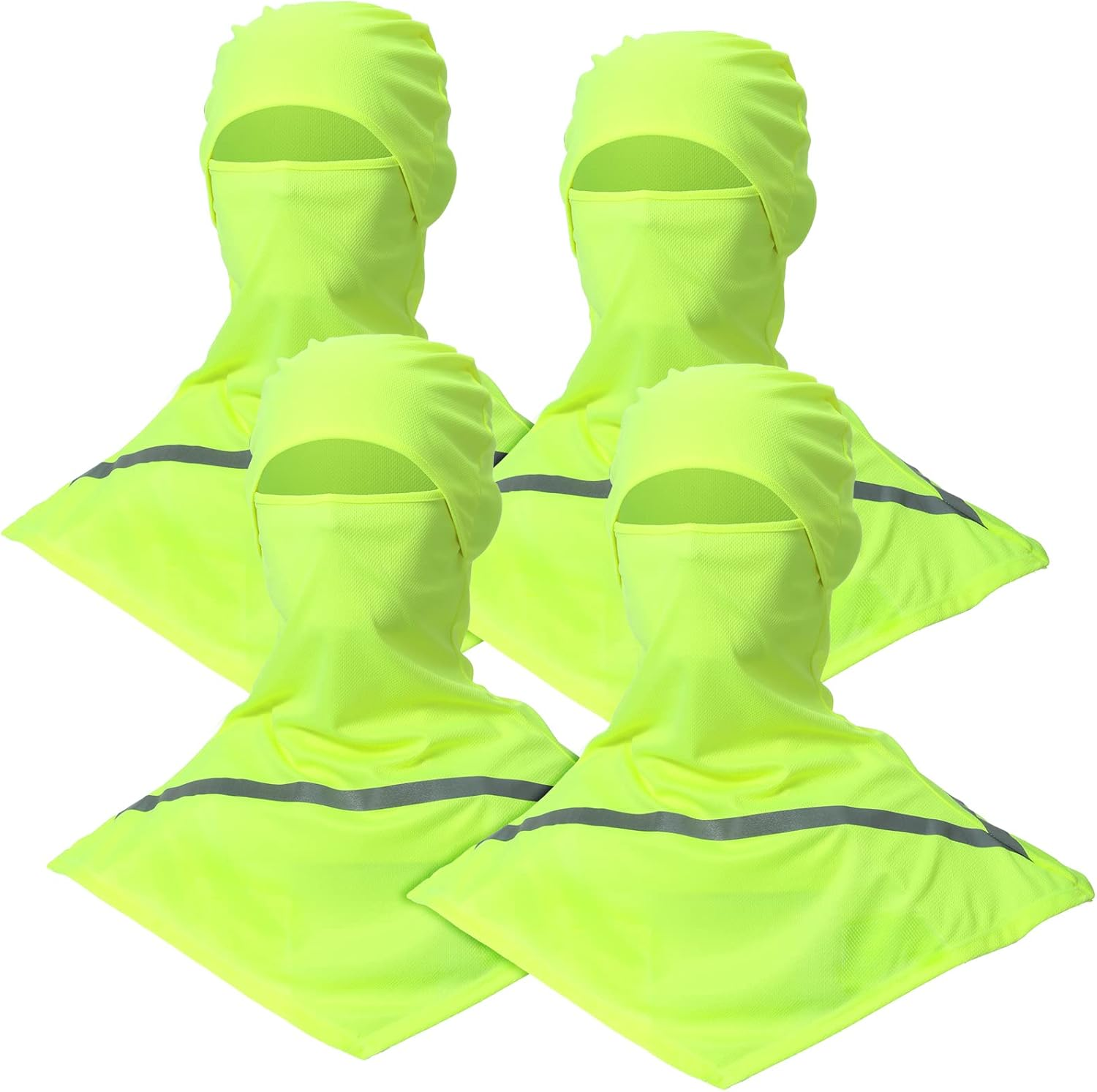 4x UV Protection Balaclava Face Mask with Reflective Strip for Men