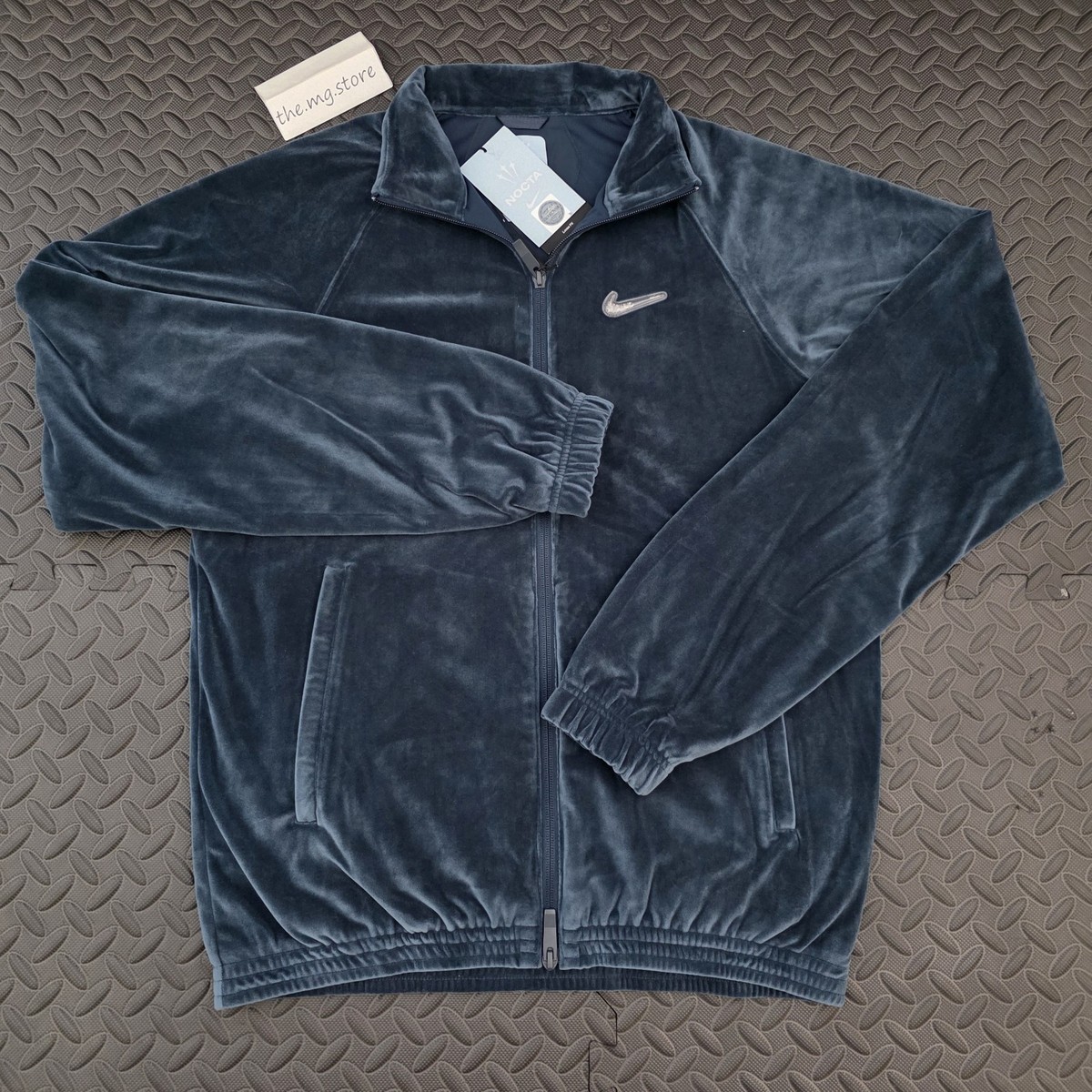 Nike x NOCTA Swarovski Velour Zip Armory Navy Jacket, DV3734-454