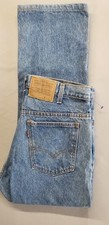 LEVI STRAUSS VINTAGE US Men Orange Tab 509 Regular Denim Jeans - 36x30 Blue 0214