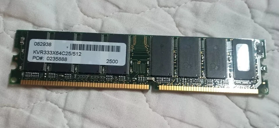 KINGSTON KVR333X64C25/512 512MB DDR 333MHz non-ECC (#1) - Image 2 of 4