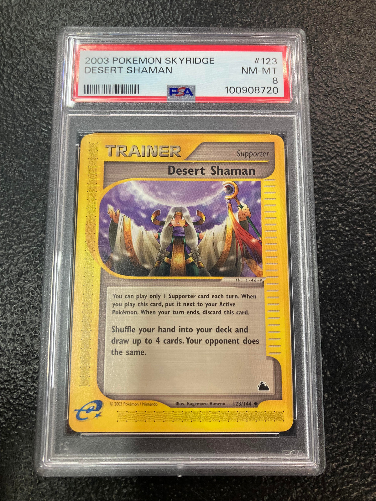 2003 Pokemon Skyridge Desert Shaman 123/144 - PSA 8