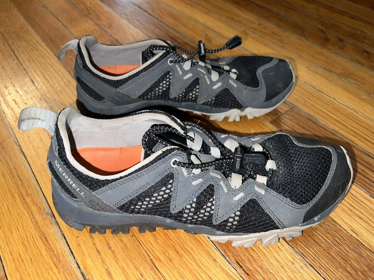 Merrell Tetrex Rapid Crest J12852 Womens Black/Gray Mesh Hiking 