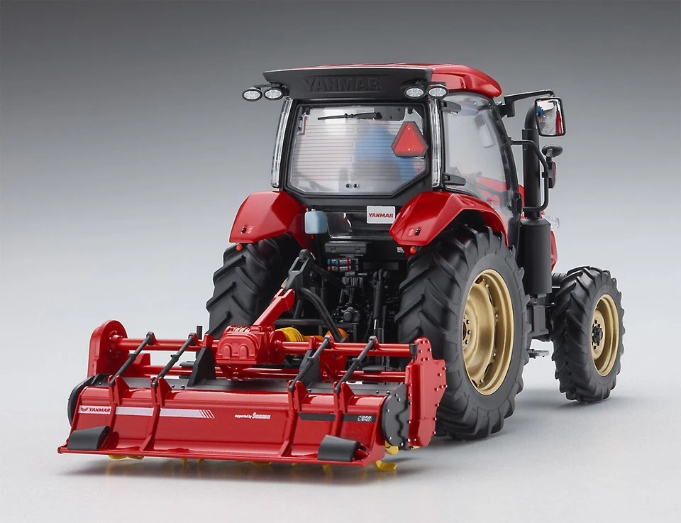 Modellino trattore 1/35 Yanmar Tractor YT5113A Rotary HASEGAWA 66106 Scala 1:35 - Immagine 4 di 4