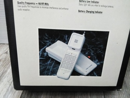 VTG. 1989 Code-A-Phone CORDLESS PHONE MODEL 7010 ( WHITE) NEW OLD STOCK ( READ) - Picture 7 of 8