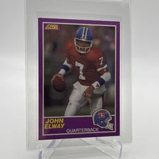 1989 Score Supplemental John Elway Football Card #339S NM-MT FREE SHIPPING