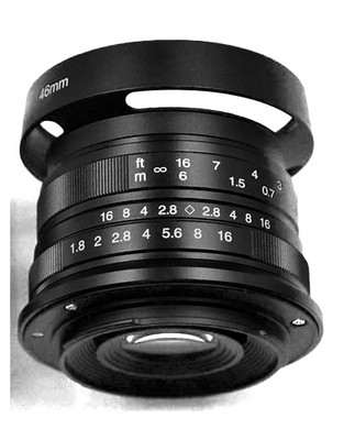 7artisans 25mm F1.8 Black Manual Focus LENS for Canon EOS M EF-M