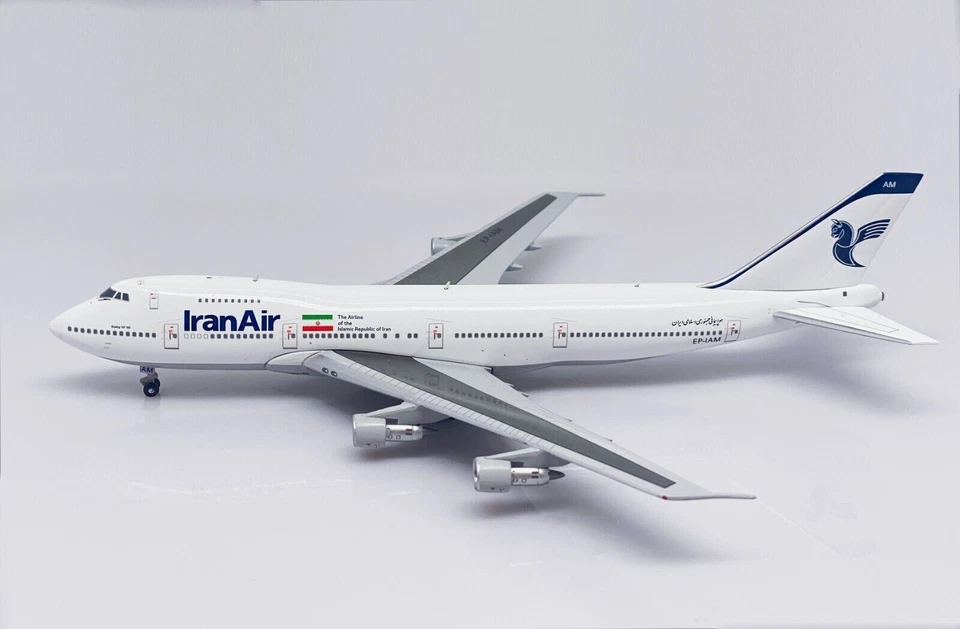 JC WINGS IRAN AIR B747-100B 带贴纸 1: 400 压铸 BB4-741-005 现货 — 第 3/3 张图片