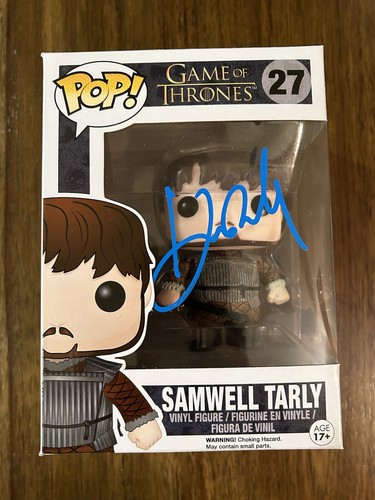 John Bradley „Game Of Thrones“ signiert Funko Pop „Samwell Tarly“ Beckett PROOF