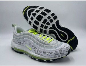Nike Air Max 97 Logo Reflectante Blanco/Volt/Negro Para Hombre Talla 9.5  Nuevos Y En Caja | eBay