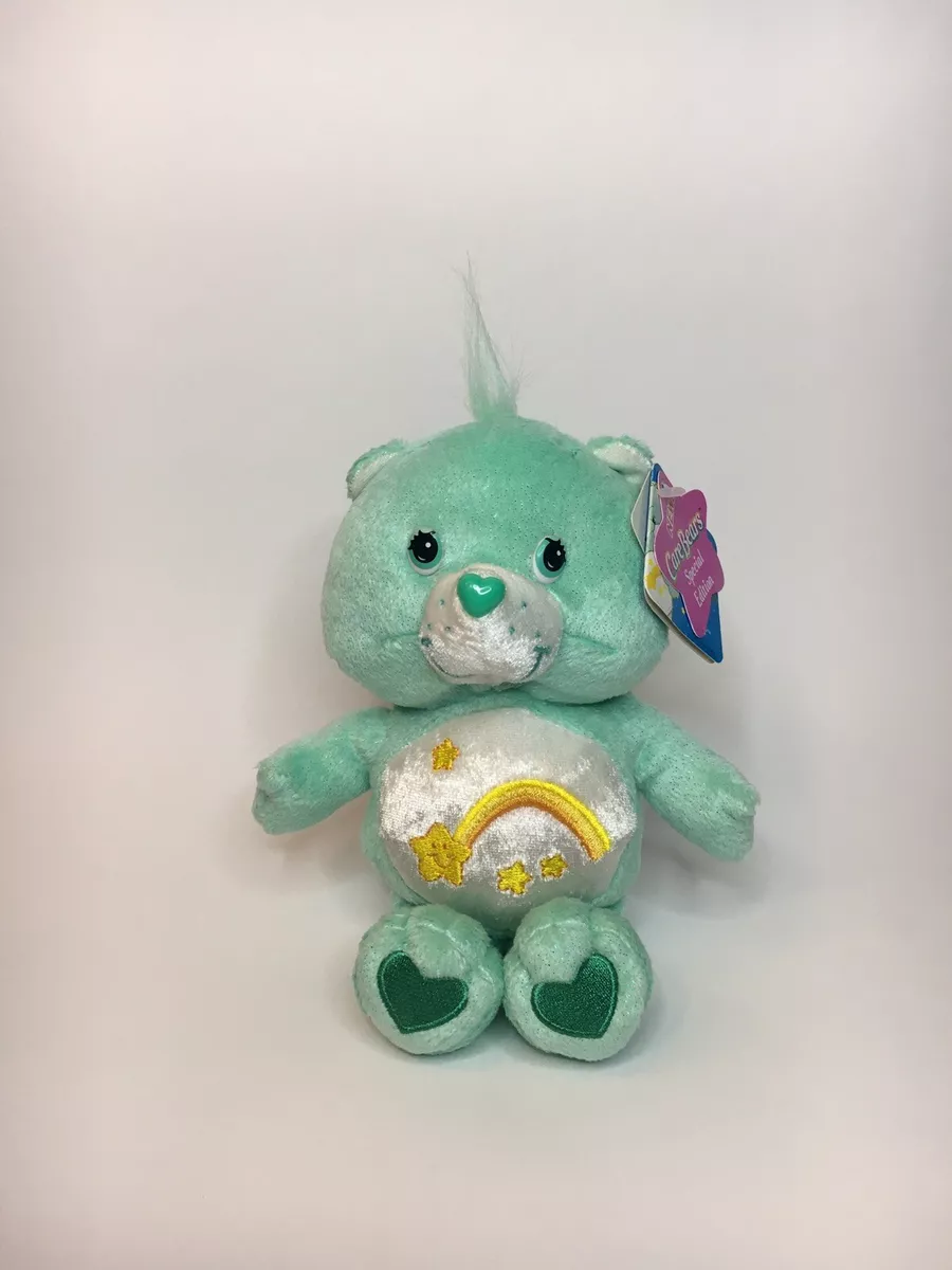 Care Bears 2004 Special Edition Dazzle Bright Wish Bear 8 Bean Bag Plush W Tags