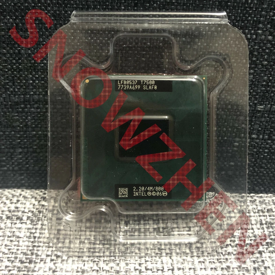 Intel Core 2 Duo T7500 CPU Socket P SLA44 SLAF8 2.2 GHZ 4MB 800MHZ Processor - Image 3 of 3