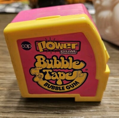 RARE! Vintage BUBBLE TAPE POWER GUM DISPENSER