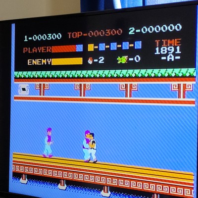 Jeu Kung Fu Pour Nintendo NES - Cartouche Seule (loose), Bon état, Jeu Rétro De Combat
