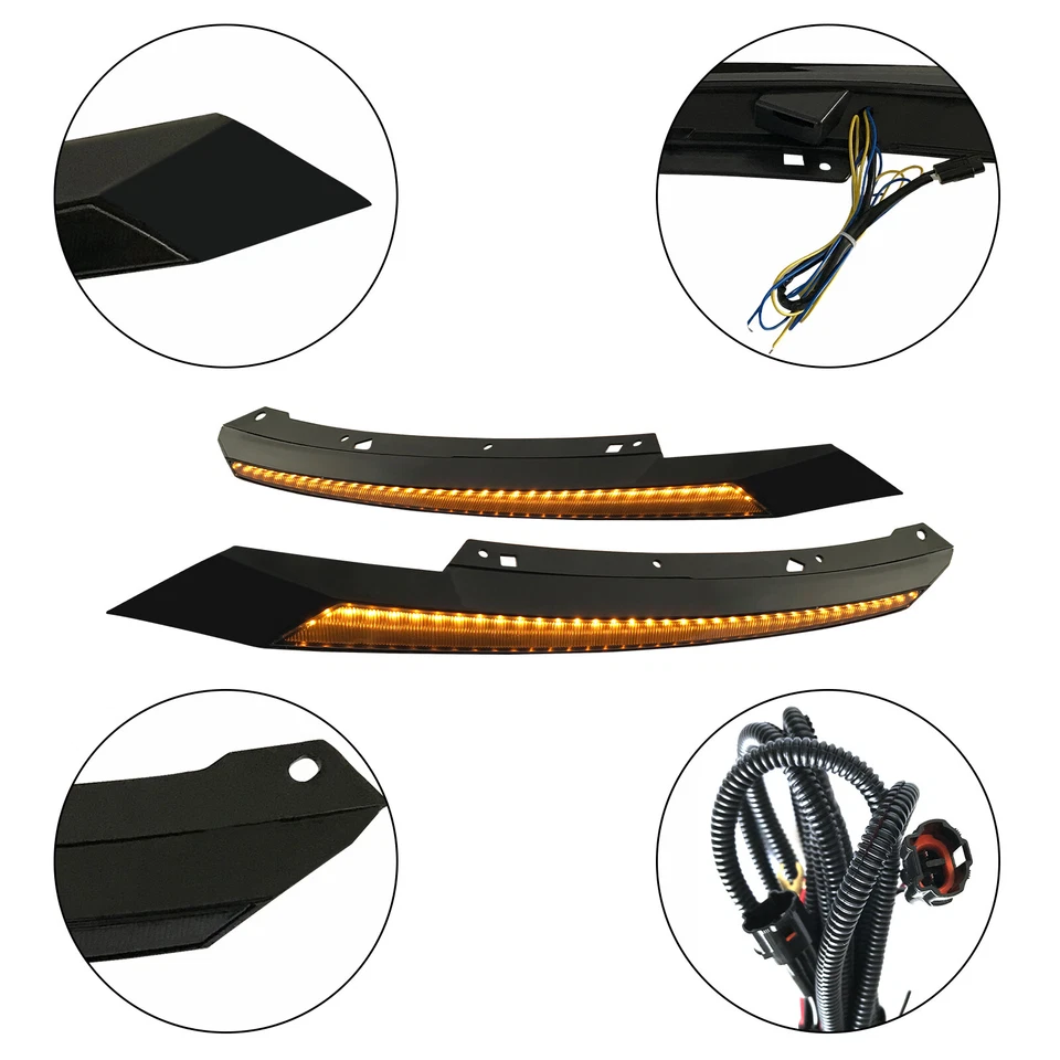 Luces antiniebla LED de funcionamiento diurno hatchback para Honda Civic 2016-2021 Foto 4 de 4