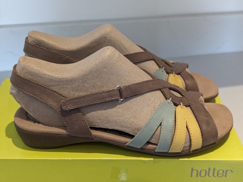Hotter Sandals Minorca - Minor Flint Combi Size 6.5 Summer Holiday New In Box - Foto 4 di 10