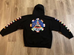 nasa sweater with flags