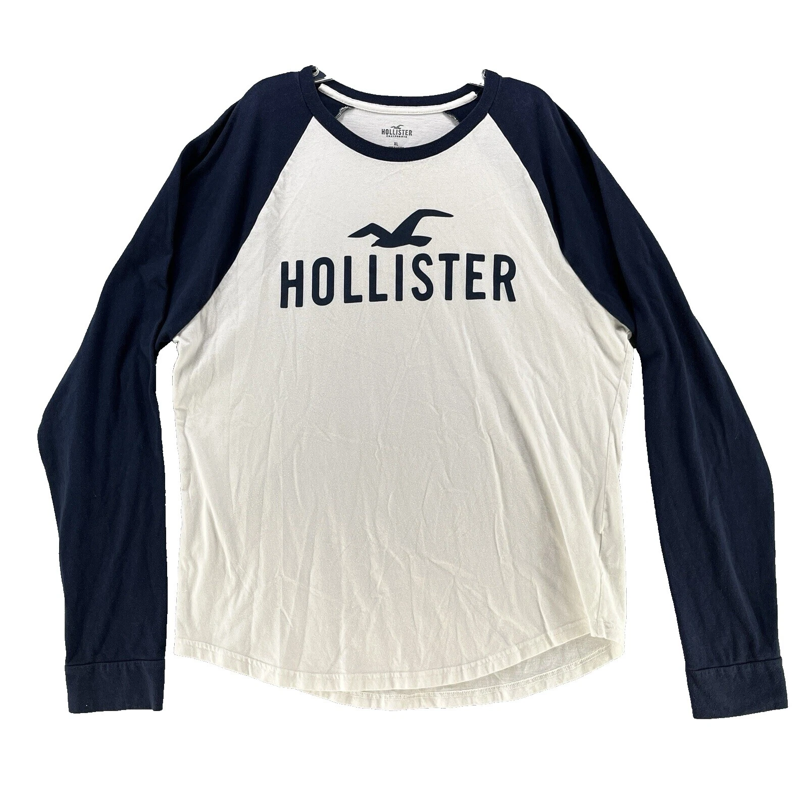 Hollister男式白色XL码衬衫