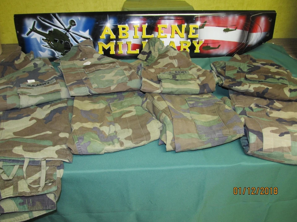 US ARMY BDU WOODLAND PANTS RIPSTOP HOT WEATHER USED XSMALL Waist 23-27"  XShort - Image 2 of 2