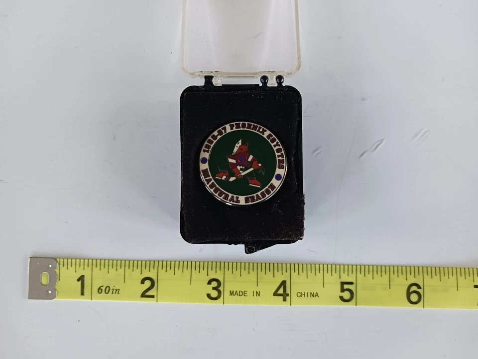 PHOENIX Coyotes 1996 97 Inaugural Season Pin # 783 Of 5000 PETER DAVID Limited - Image 4 of 4