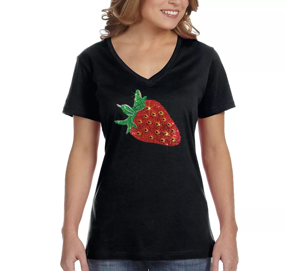 strawberry tshirt with sleeves