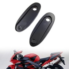 Mirror Block Off Base Plates Motorcycle Black Fits ForHonda  CBR600RR 03-2012