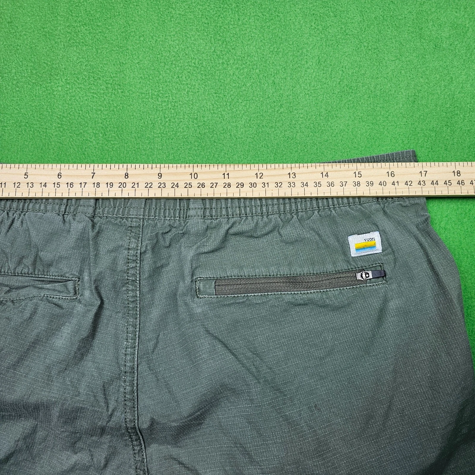 vuori ripstop cotton stretch athleisure active running pants
