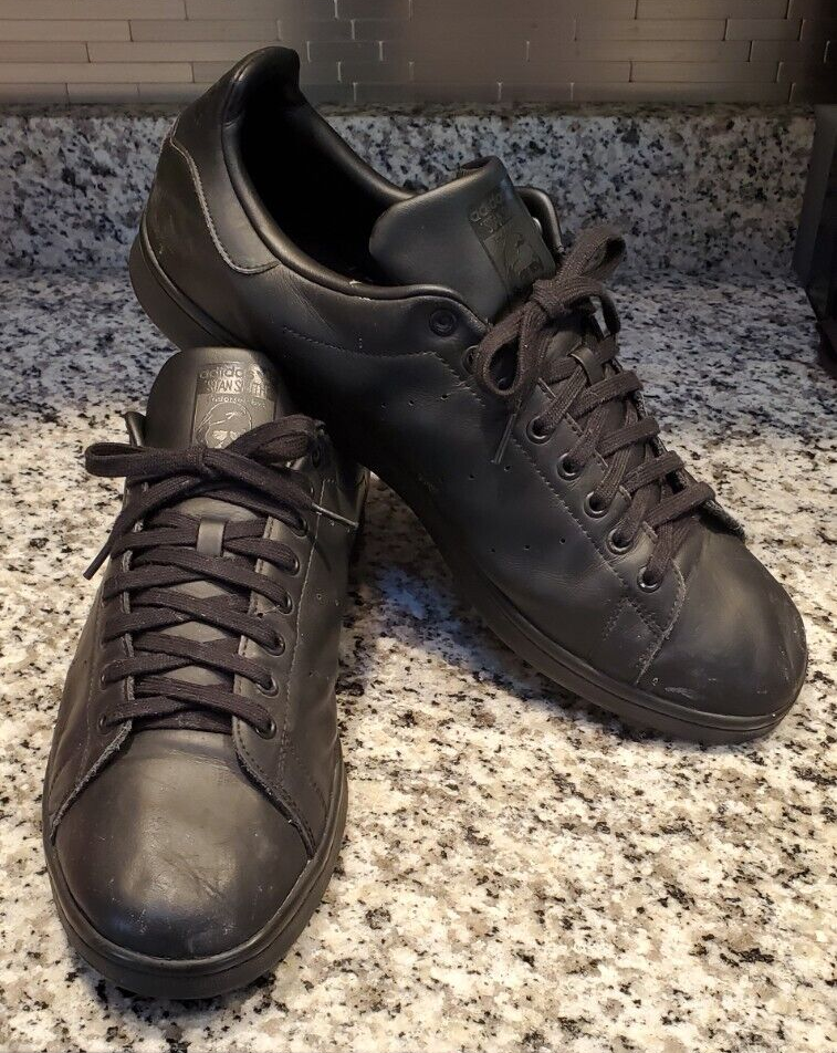ADIDAS Mens Size 17 M20327 Black STAN SMITH Endorsed Casual Tennis Shoe  Sneakers | eBay
