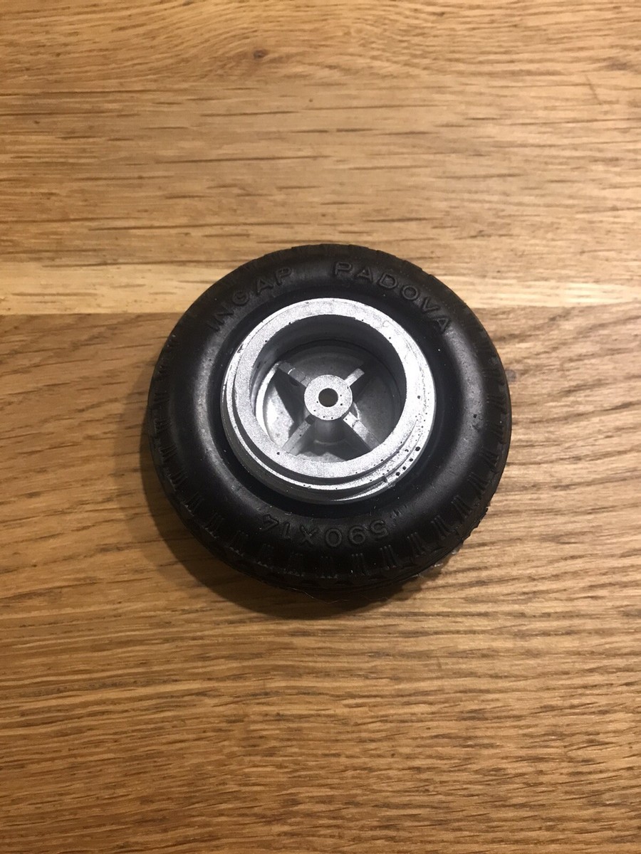 Roue Arrière Ferrari 500 Ingap Padova - Tôle Italie - Jouet Ancien