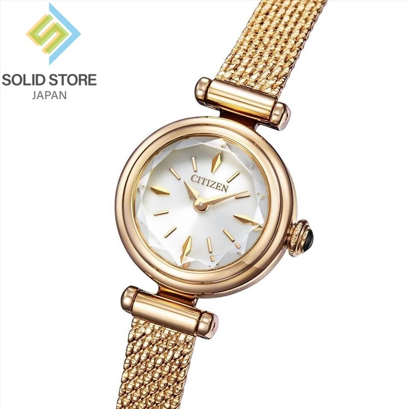 CITIZEN Kii: EG7082-66A Stainless Steel Eco-Drive Solar Watch Gold