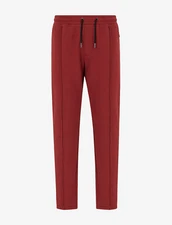 $120 A|X Armani Exchange Men's, Drawstring Fleece Track Pants, Garnet, XL